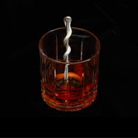 Sterling Silver Cobra Swizzle Stick