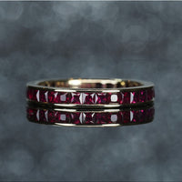 Classic Ruby Stacker Eternity Ring