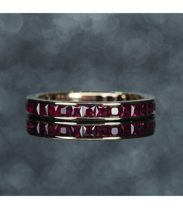 Classic Ruby Stacker Eternity Ring