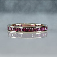 Classic Ruby Stacker Eternity Ring