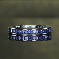 Classic Sapphire Stacker Eternity Ring - Timeless Beauty