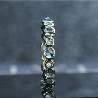 Rose Cut Bezel Set Birthstone 'Eternity' Rings